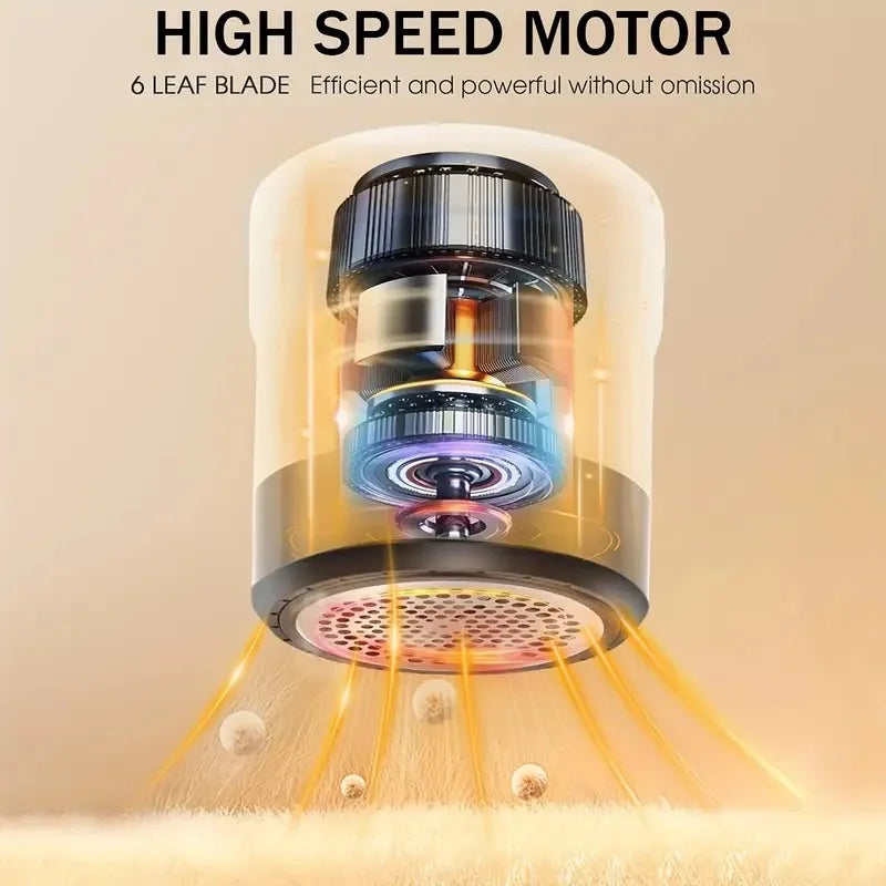 Mint Green Fabric Shaver, Lint Remover, 3-Speed USB