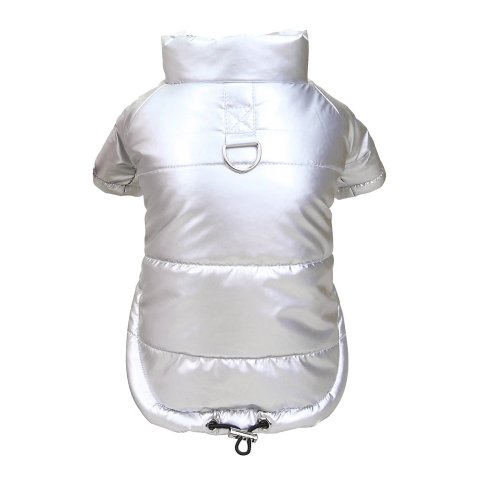 Winter Pet Dogs Clothes Glossy Windproof Dogs Coats