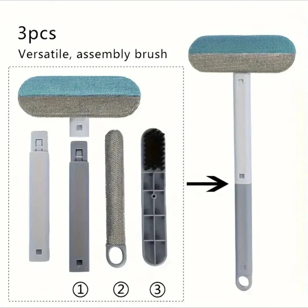 Durable Pet Hair Remover Brush - Long Handle