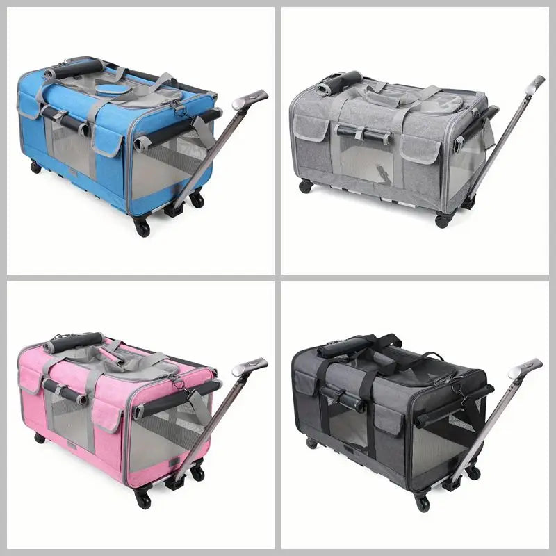 Extra Large Portable Pet Trolley Case, Detachable