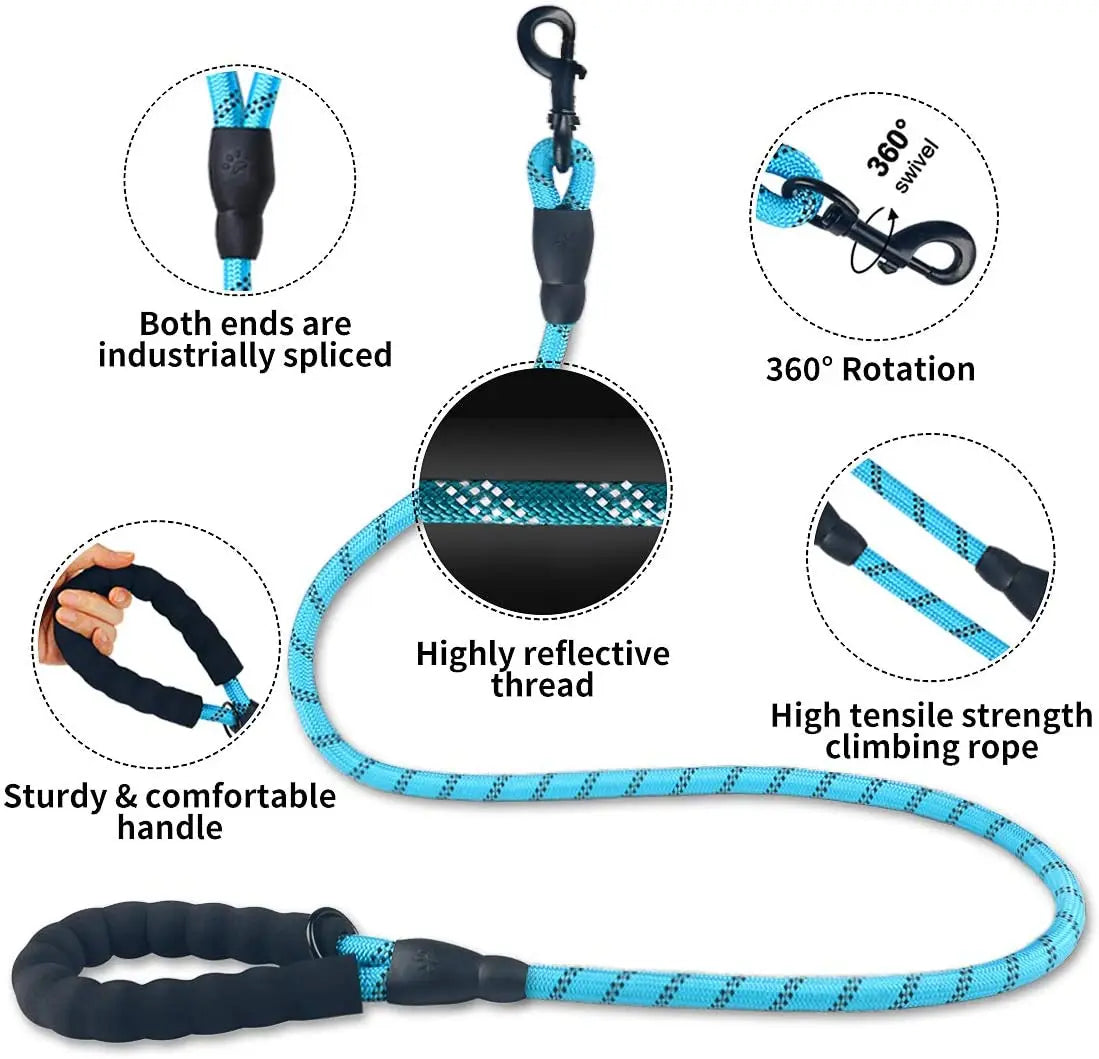 Pet Leash Reflective Strong Dog Leash 1.5M Long