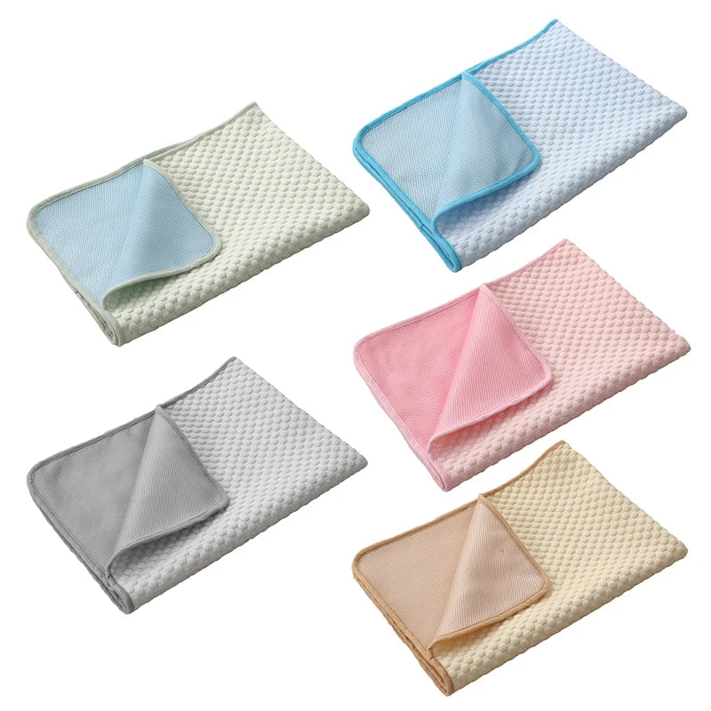 Dog Cooling Mat Summer Pet Cold Bed Cat Sleeping Pad Cool Ice Silk