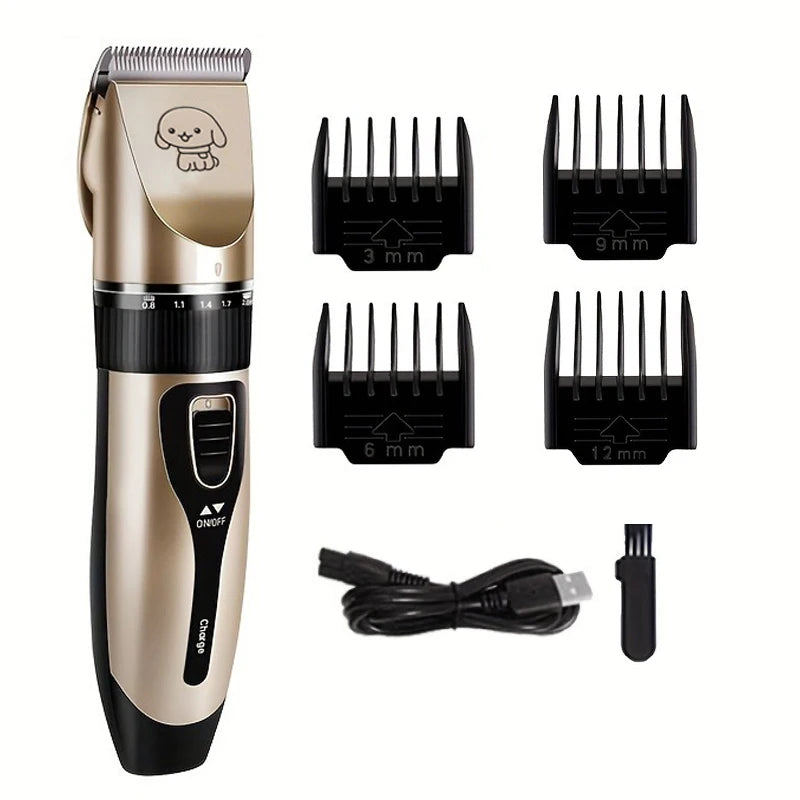 Pet Hair Trimmer Kit Electric Precision Clippers