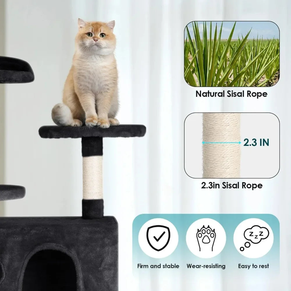 53 inches Cat Tower for Indoor Cats