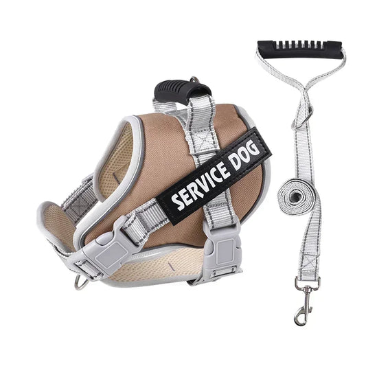 Service Dog Harness with Custom ID Tag Adjustable