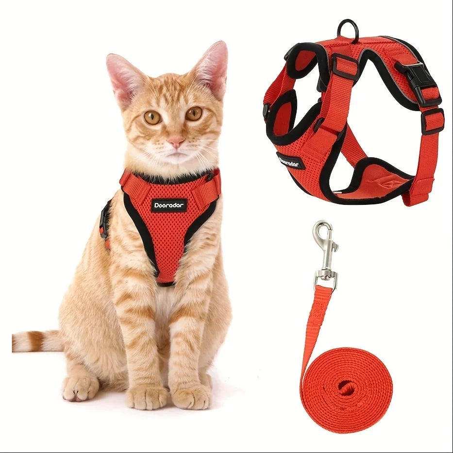 Cat Leash Non-Slip Adjustable Leash Non-Slip Cat Leash