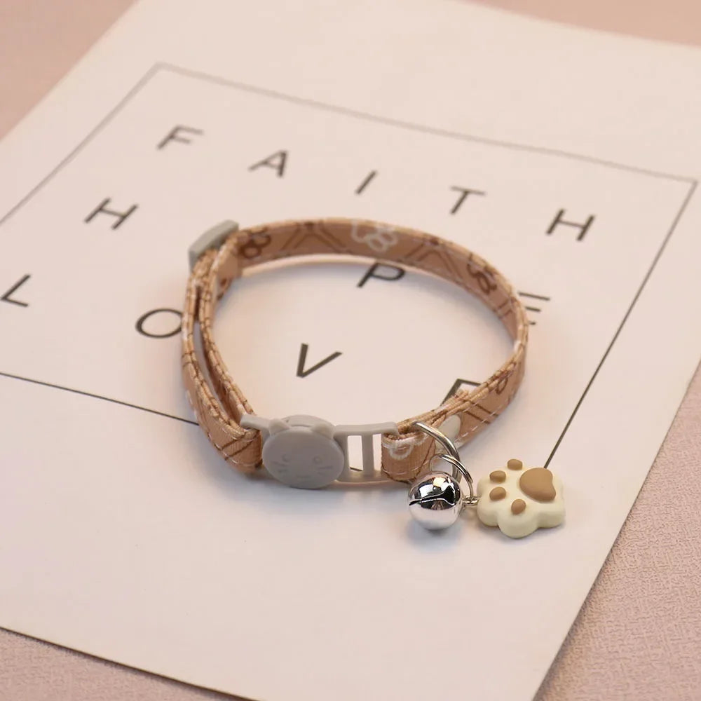 Cute Neck Pet Collar with Bell for Small Dogs Puppy