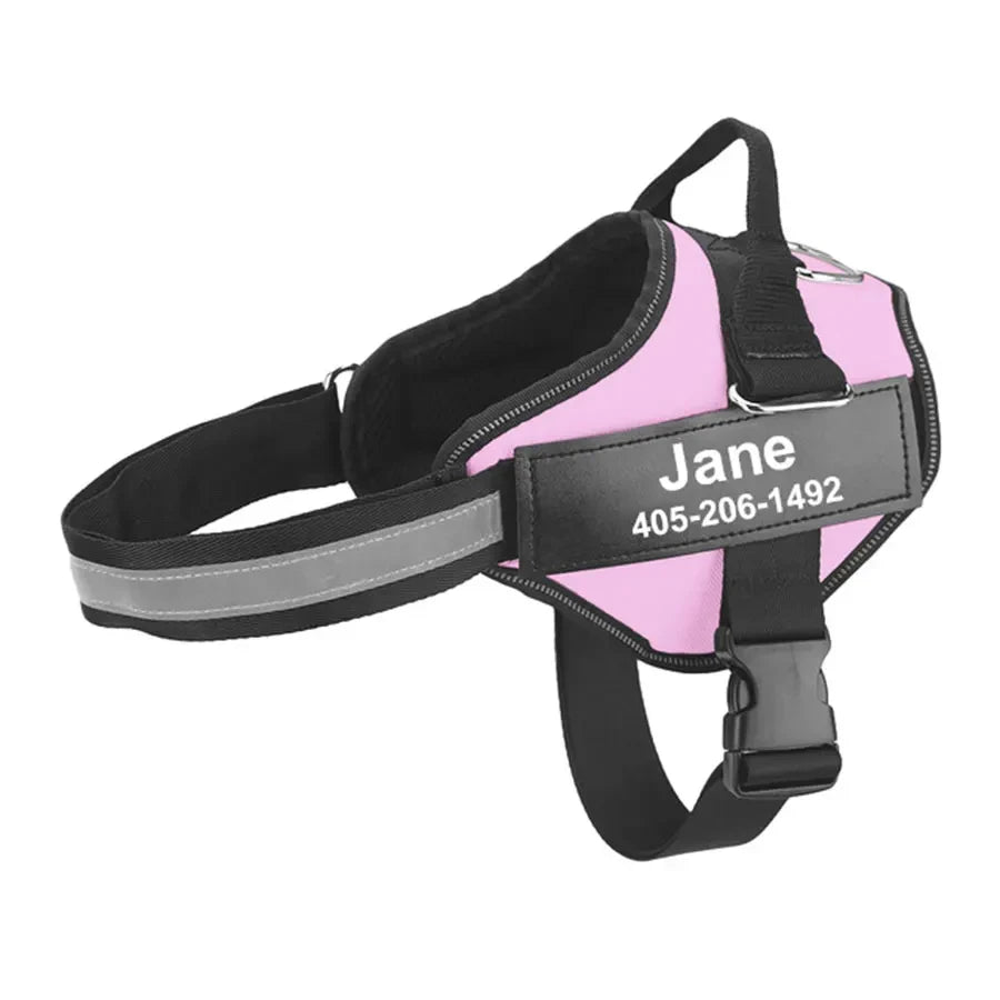 Personalized Dog Harness NO PULL Reflective Breathable