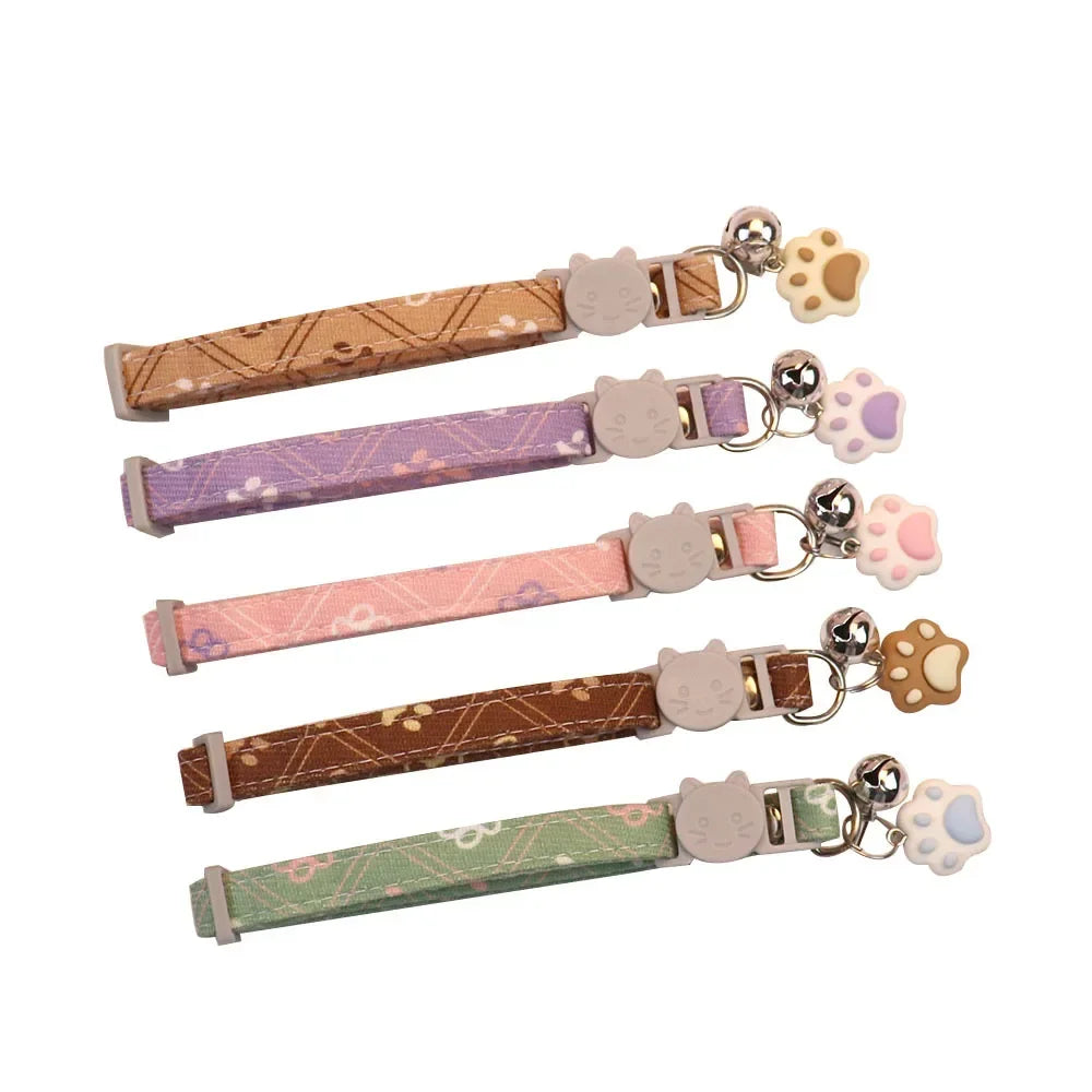 Cute Neck Pet Collar with Bell for Small Dogs Puppy