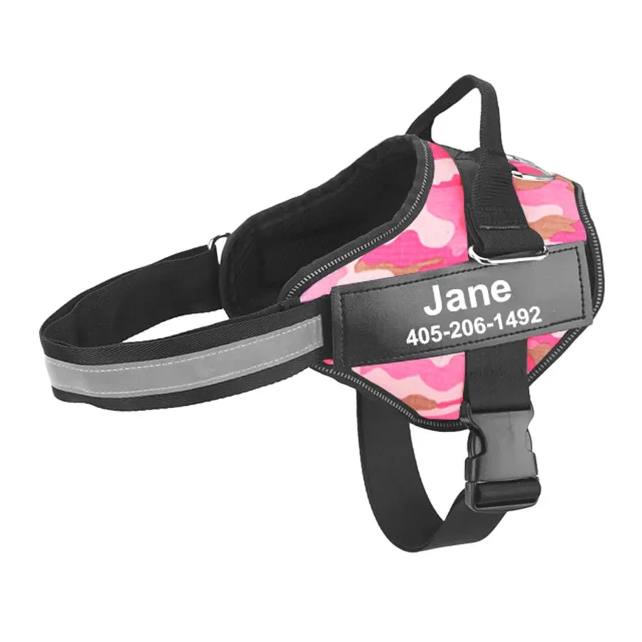 Personalized Dog Harness NO PULL Reflective Breathable