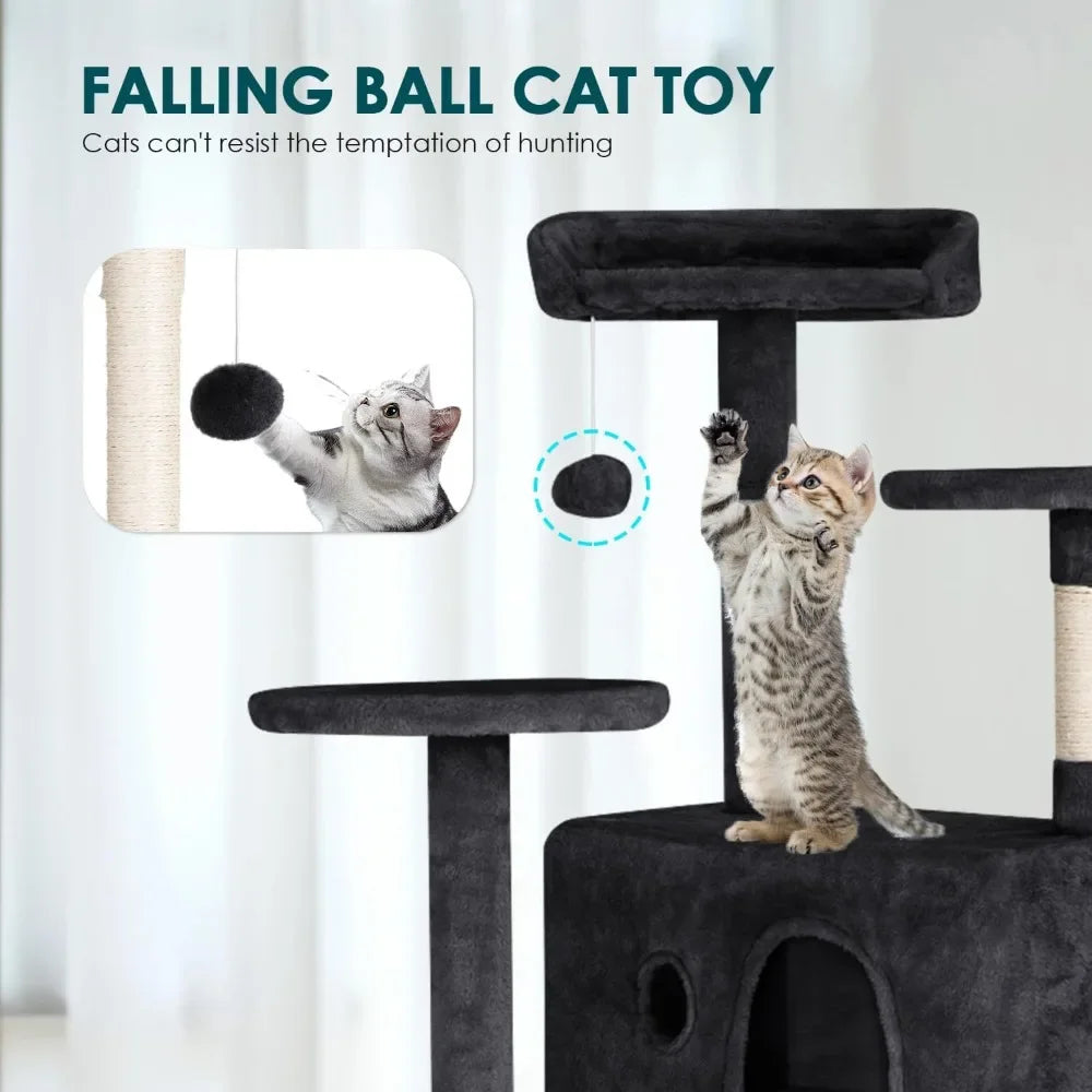 53 inches Cat Tower for Indoor Cats