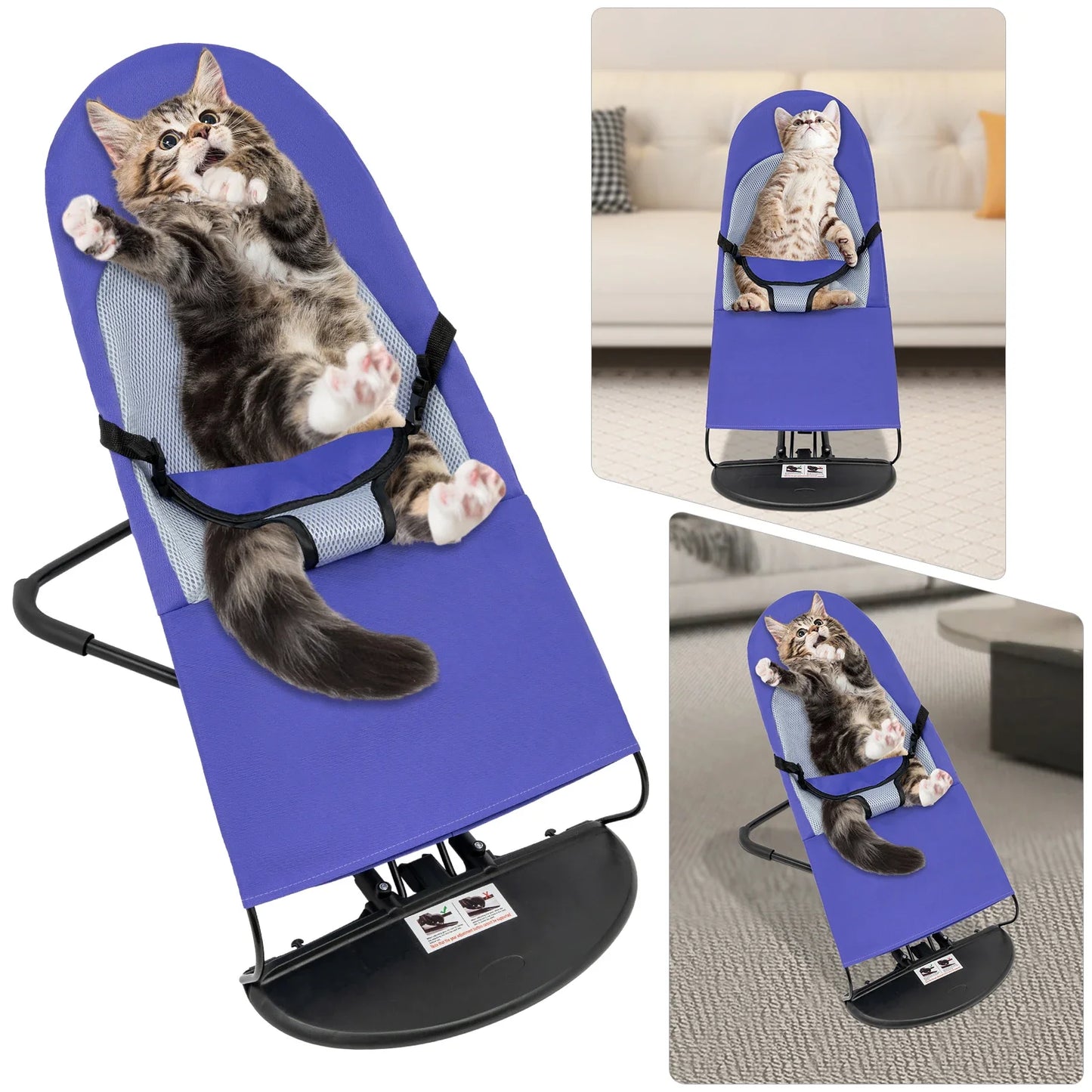 Pet Rocking Chair for Small/Medium Dogs & Cats