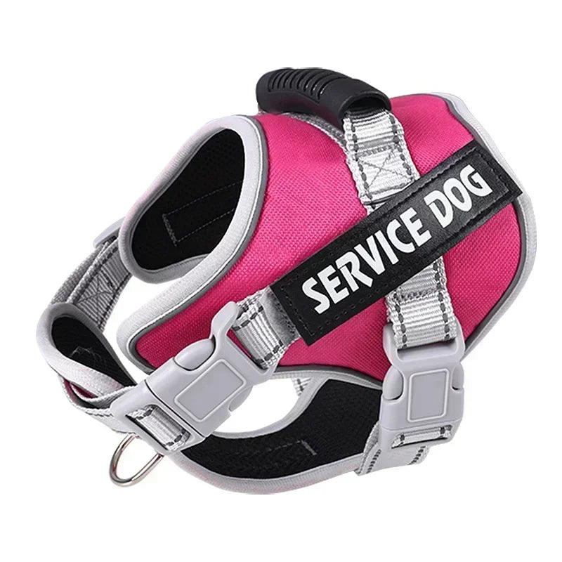 Service Dog Harness with Custom ID Tag Adjustable