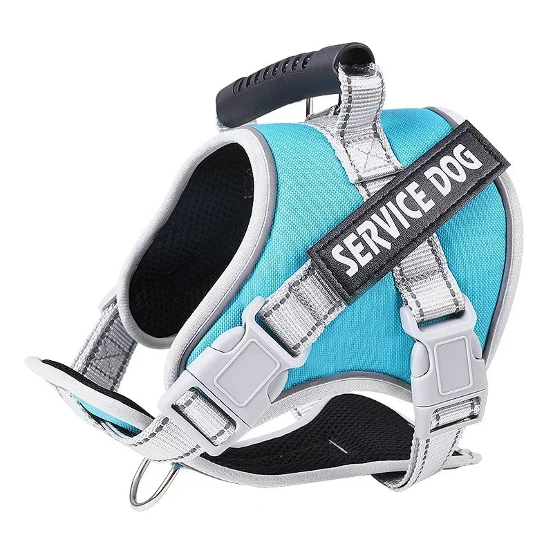 Service Dog Harness with Custom ID Tag Adjustable