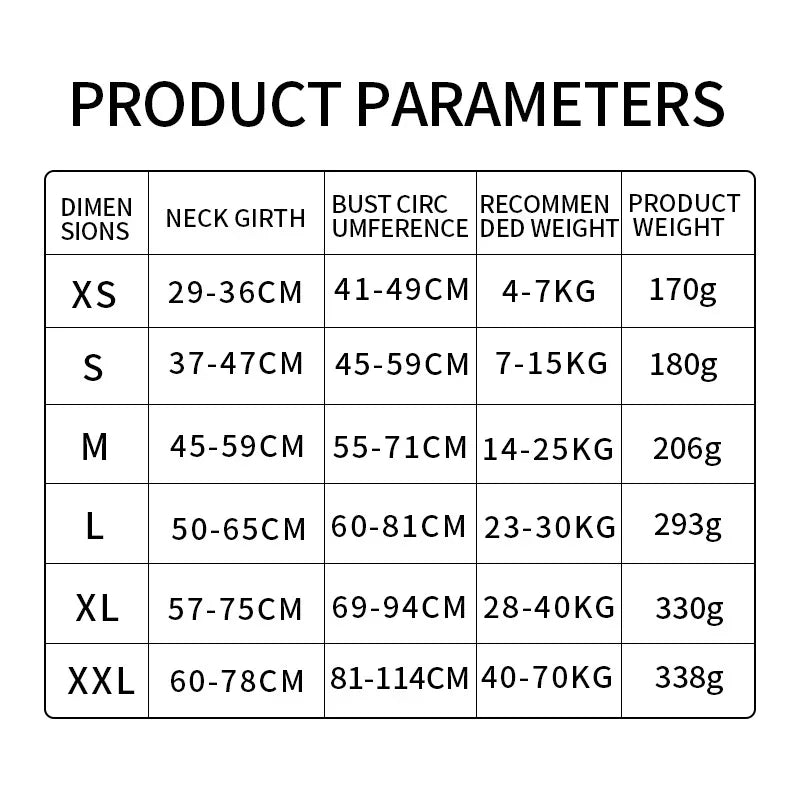 Service Dog Harness with Custom ID Tag Adjustable