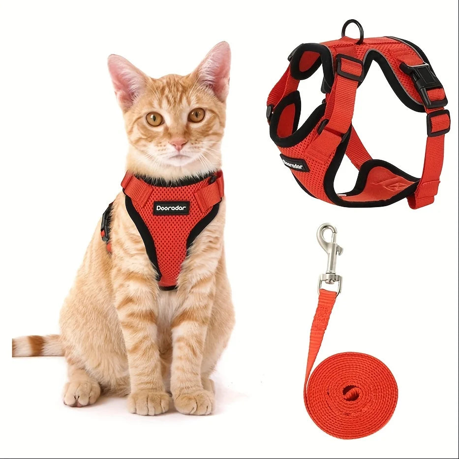 Cat Leash Non-Slip Adjustable Leash Non-Slip Cat Leash