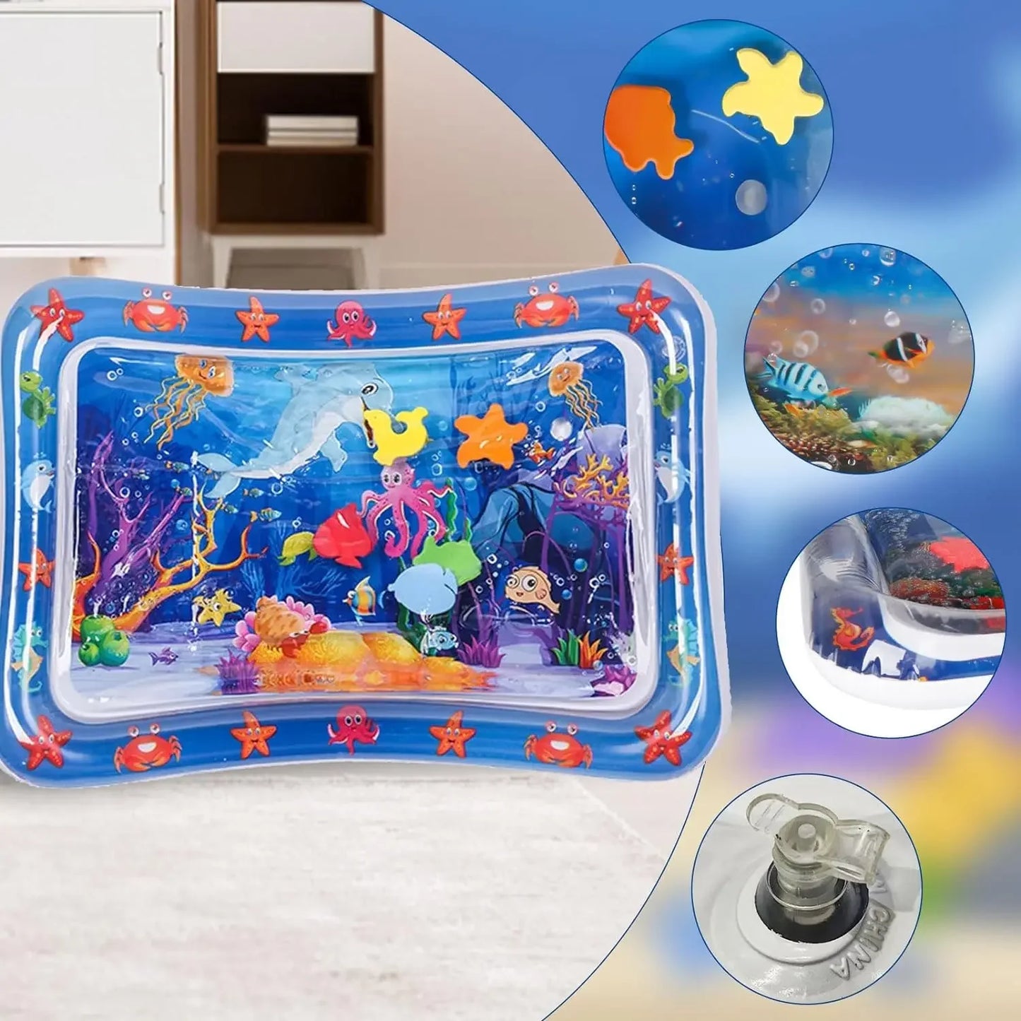 Water Sensory Play Mat Thickened Inflatable Water Mat