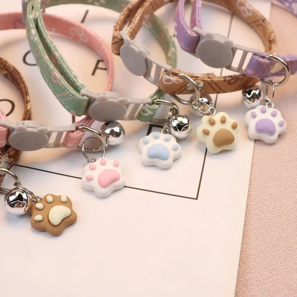 Cute Neck Pet Collar with Bell for Small Dogs Puppy