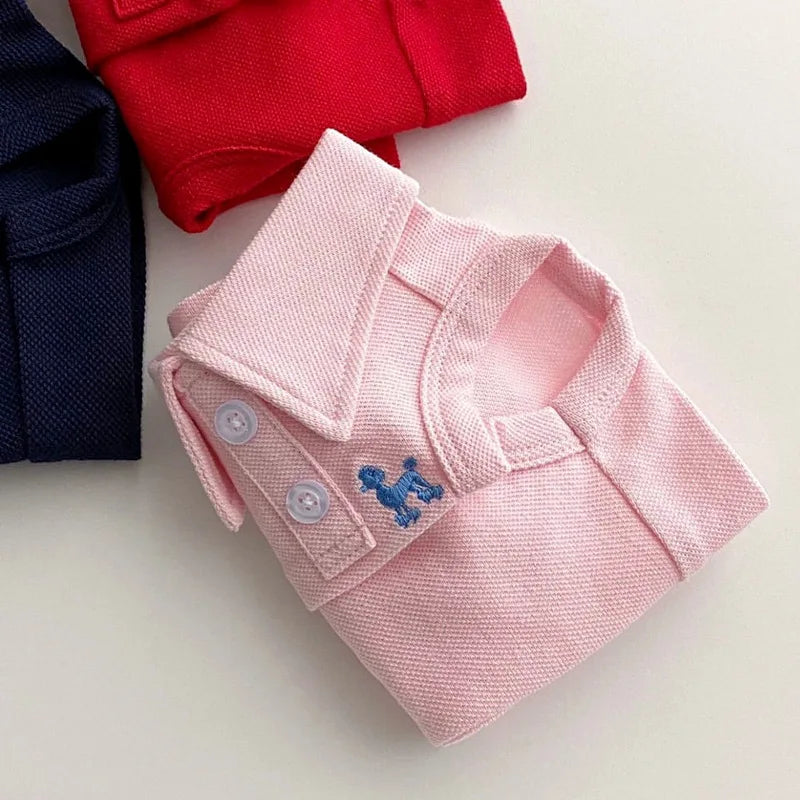 New Pet Dog Polo Shirt Dog Cool Clothes Soft Breathable