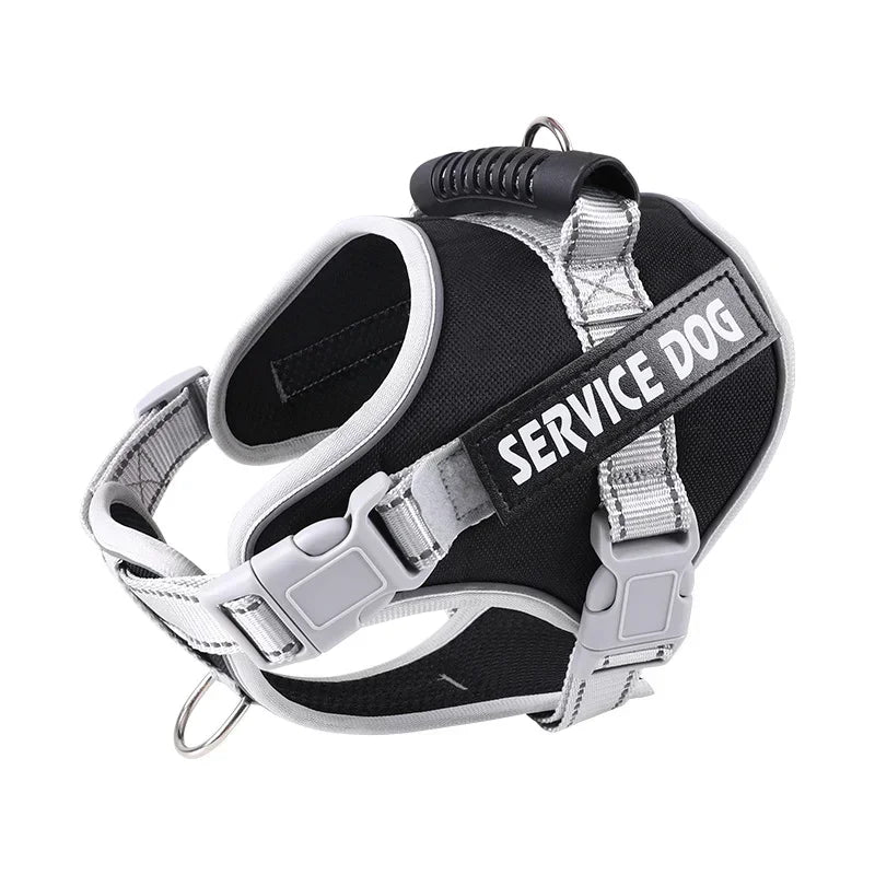 Service Dog Harness with Custom ID Tag Adjustable