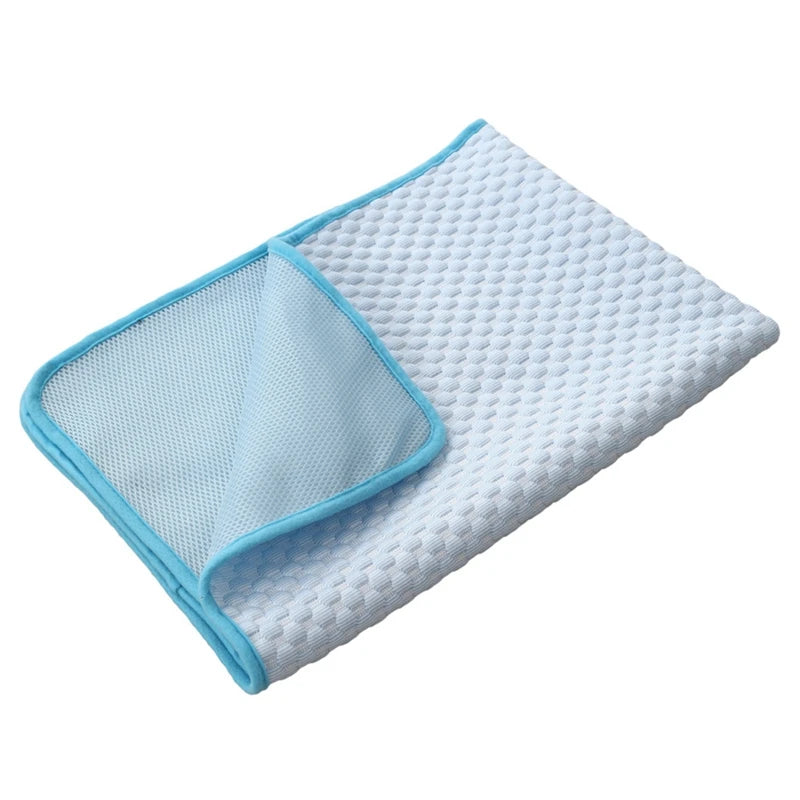 Dog Cooling Mat Summer Pet Cold Bed Cat Sleeping Pad Cool Ice Silk