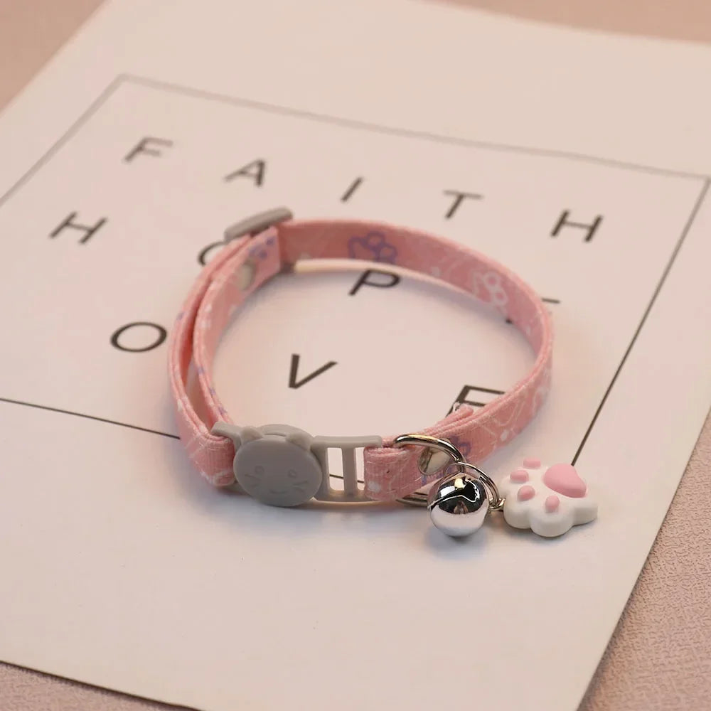 Cute Neck Pet Collar with Bell for Small Dogs Puppy