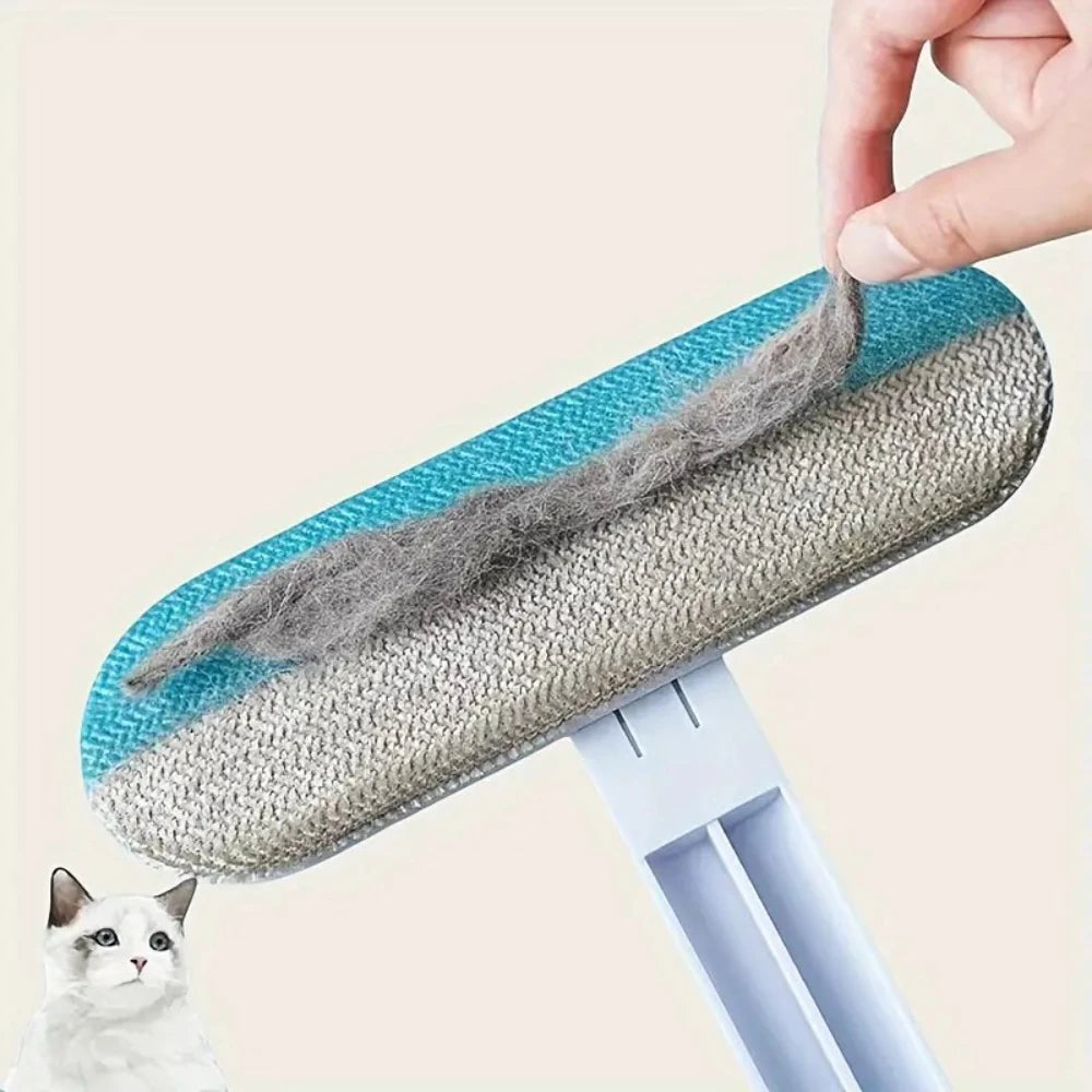 Durable Pet Hair Remover Brush - Long Handle
