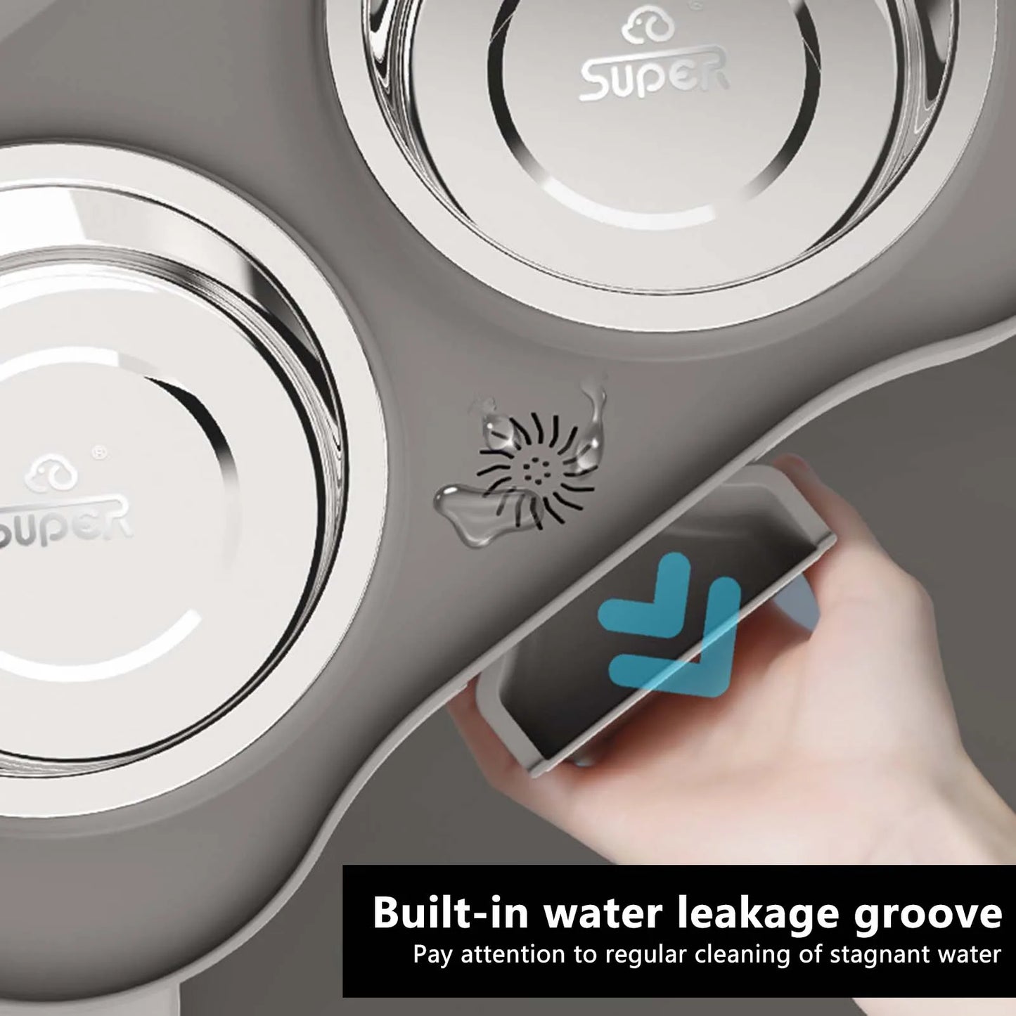 Raised Stand Elevated Dog Feeder