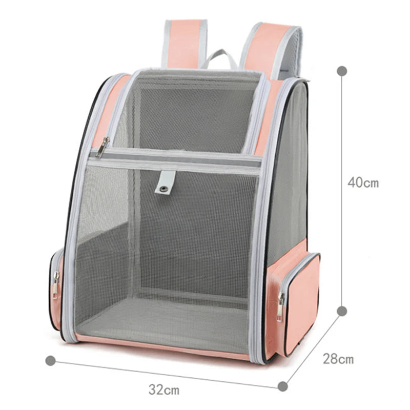 Pet Cat Carrier Bag Outdoor Travel Backpack for Cats Small Dogs