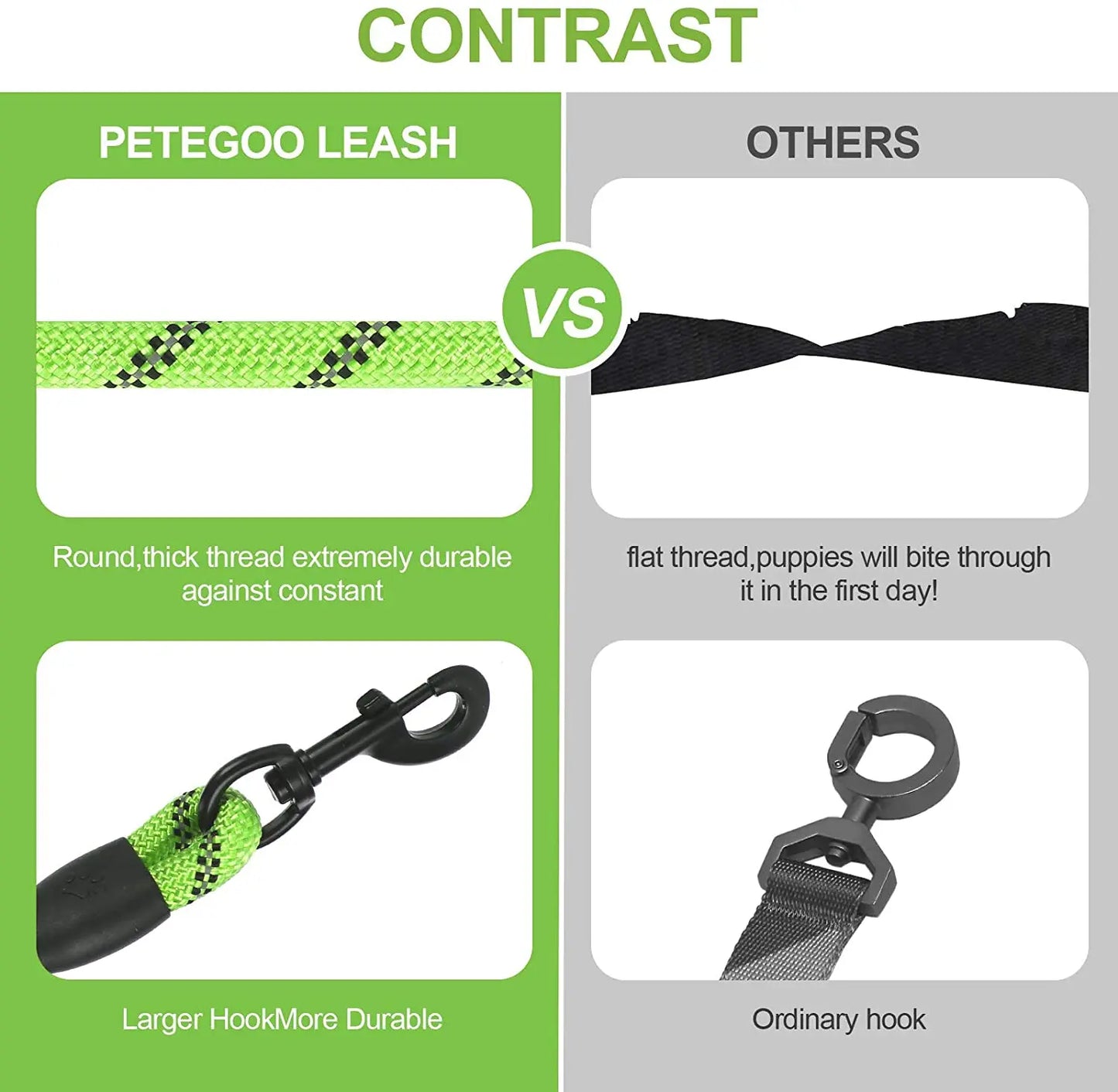 Pet Leash Reflective Strong Dog Leash 1.5M Long