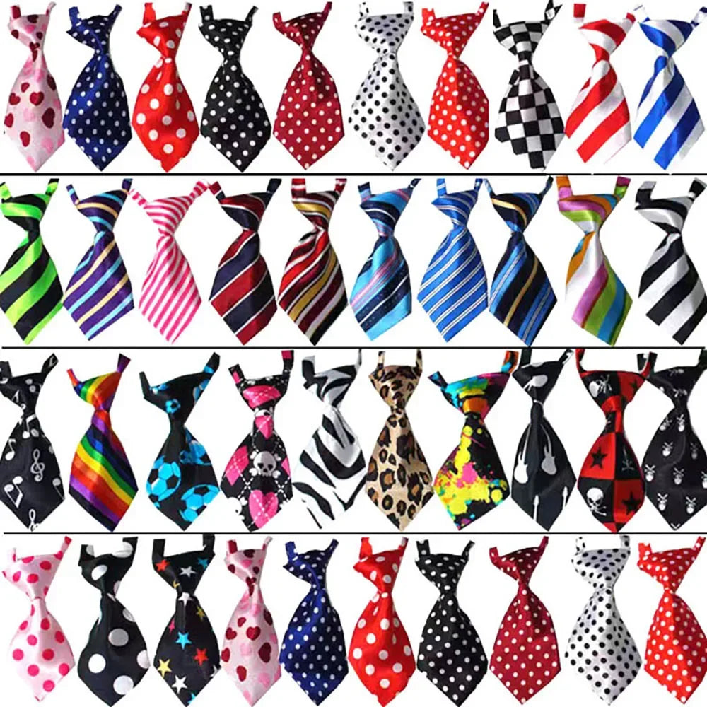 25/50/100pcs/lot Pet Cat Dog Bow Tie