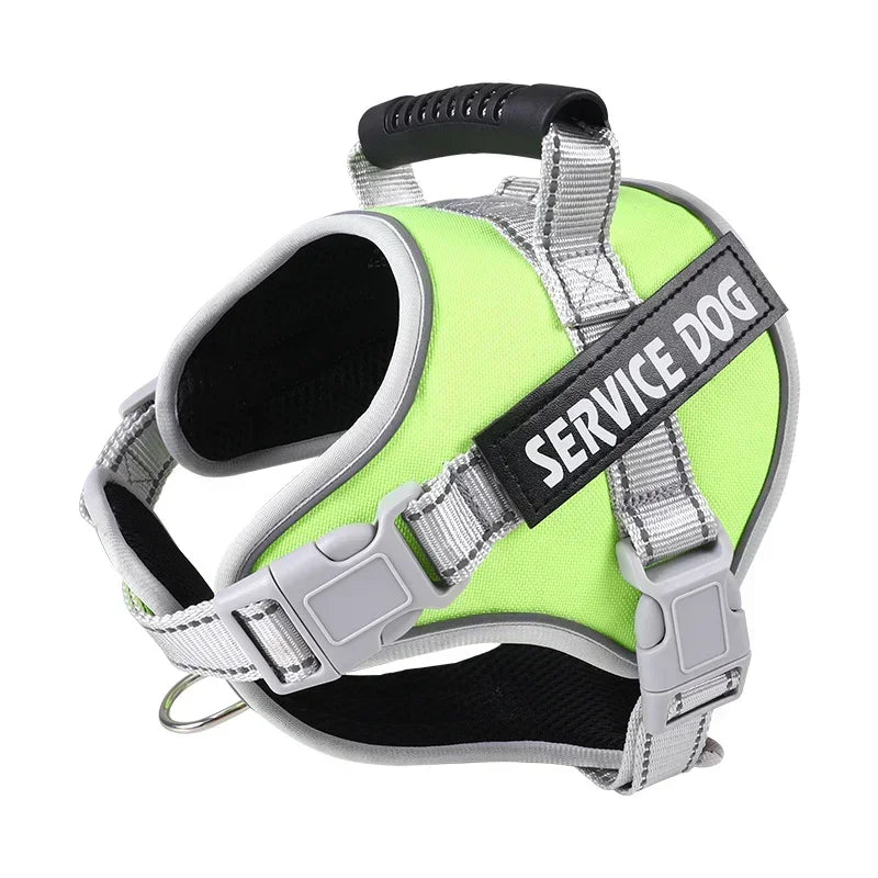 Service Dog Harness with Custom ID Tag Adjustable