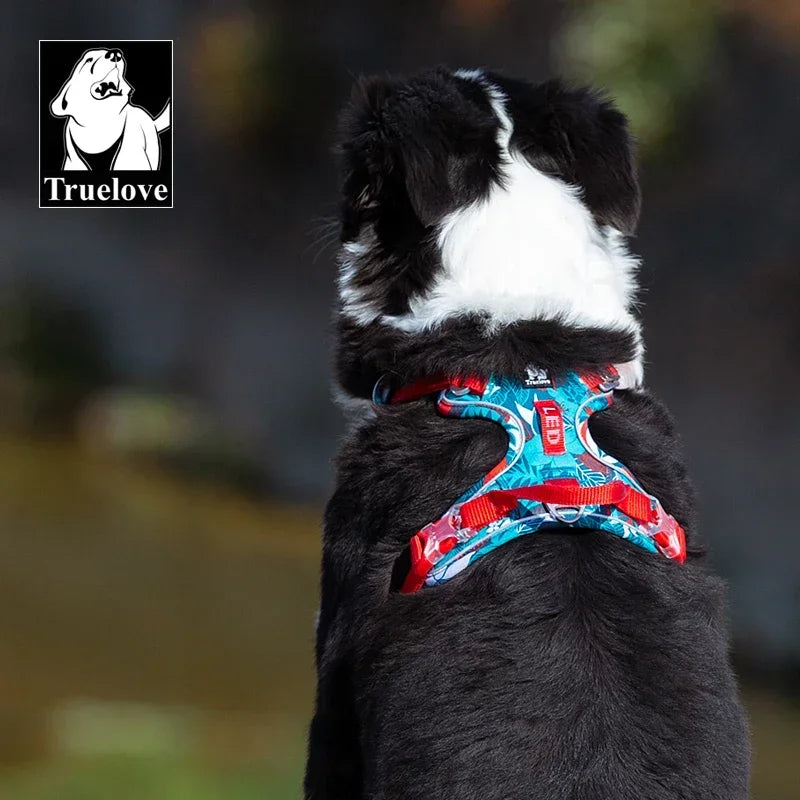 Truelove Pet Explosion-proof Dog Harness Camouflage Reflective
