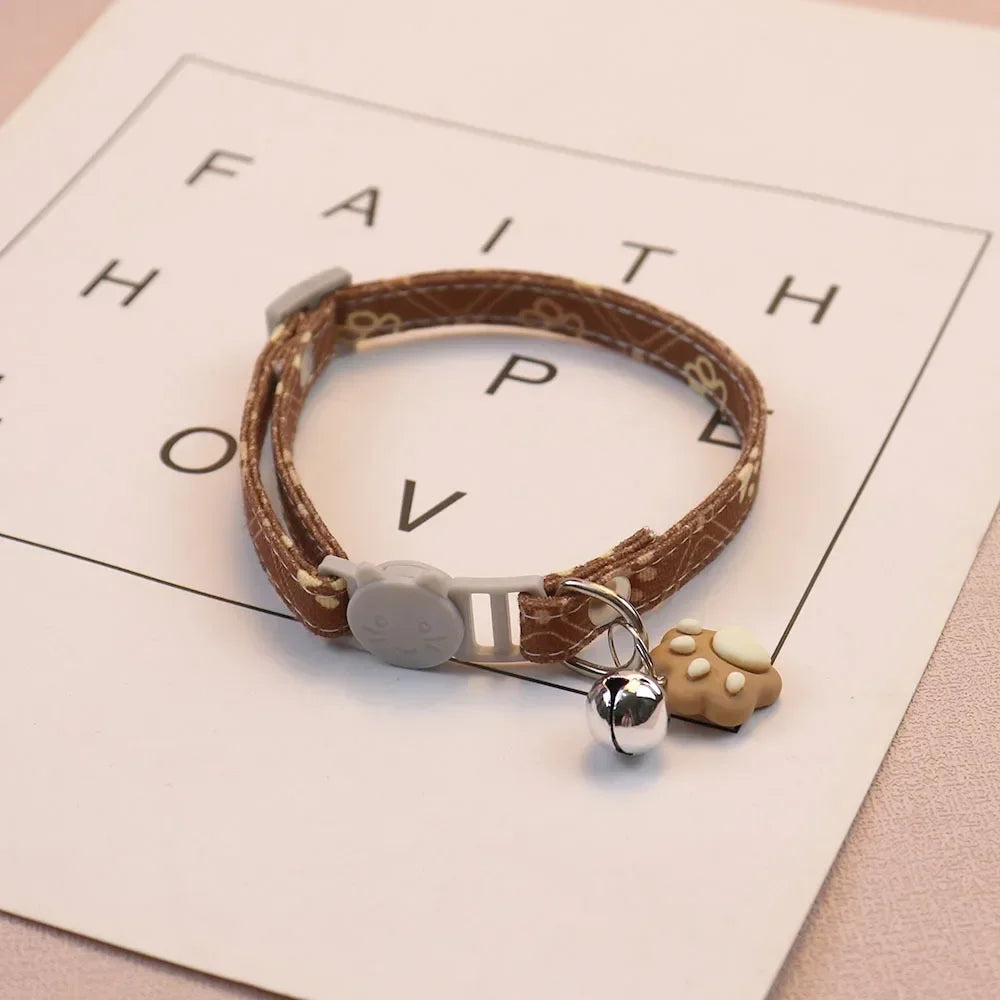 Cute Neck Pet Collar with Bell for Small Dogs Puppy