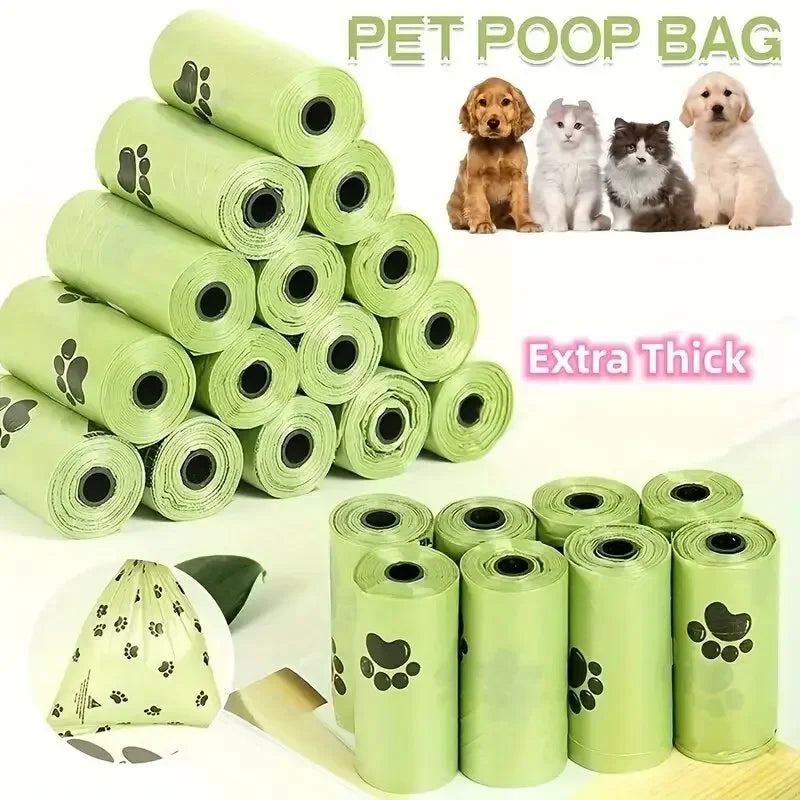 240pcs/16Rolls Thick Dog Poop Bags