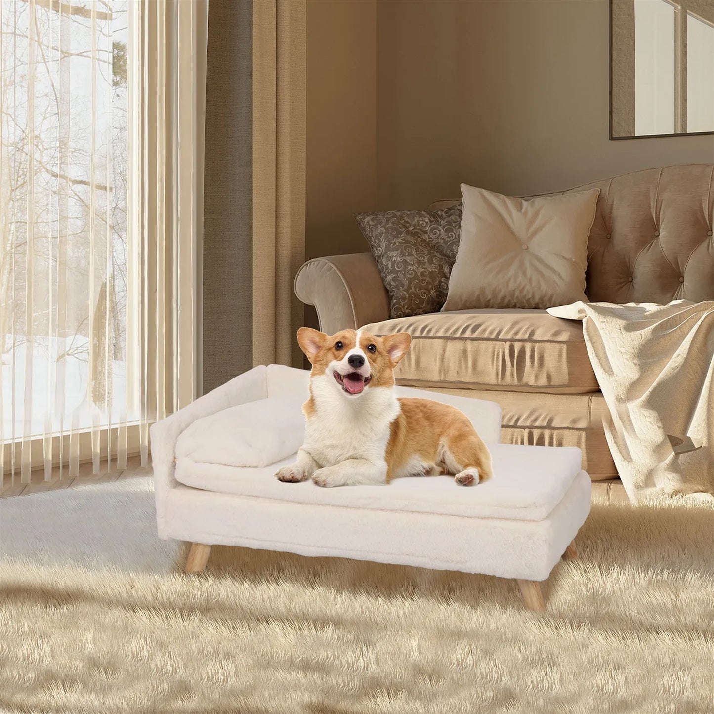 Elevated Pet Bed,Nordic Pet Stool Bed