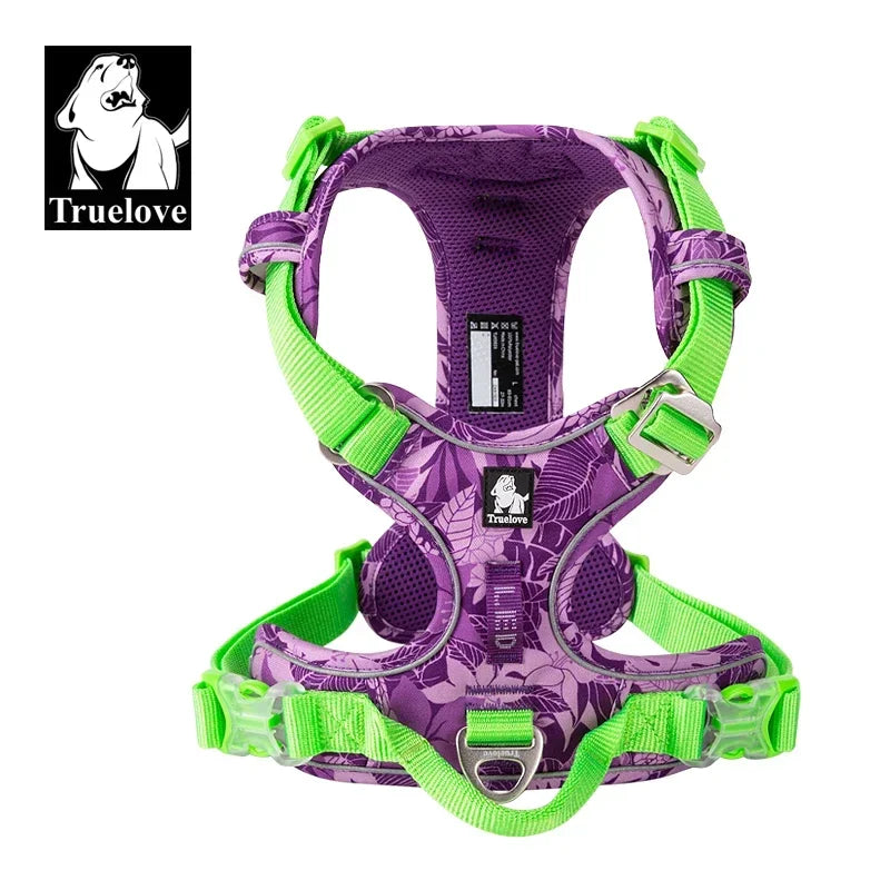 Truelove Pet Explosion-proof Dog Harness Camouflage Reflective