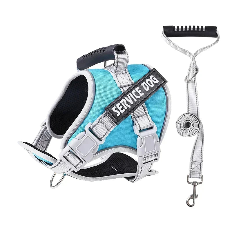 Service Dog Harness with Custom ID Tag Adjustable