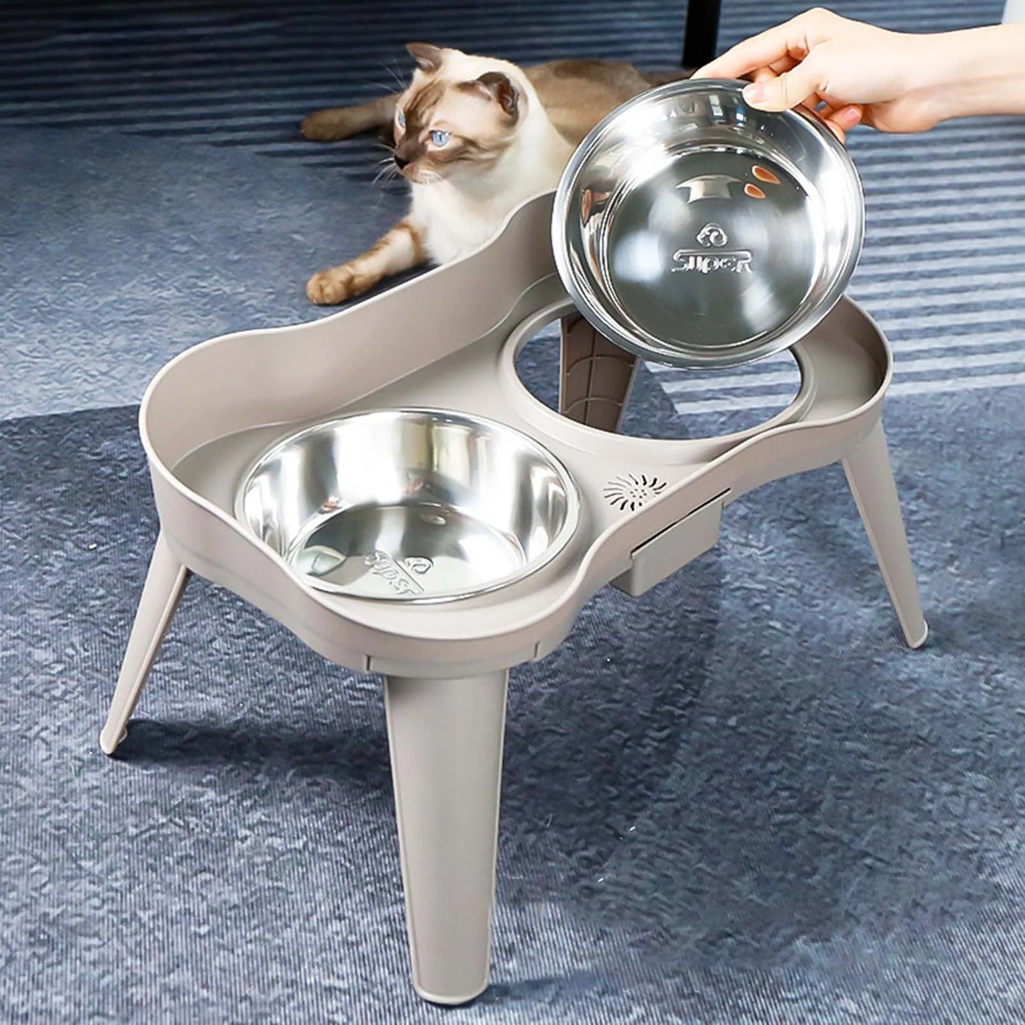 Raised Stand Elevated Dog Feeder