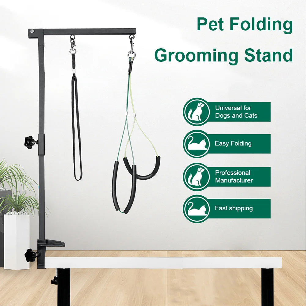 Dog Shower Stand Stainless Steel Pet Dog Grooming Table