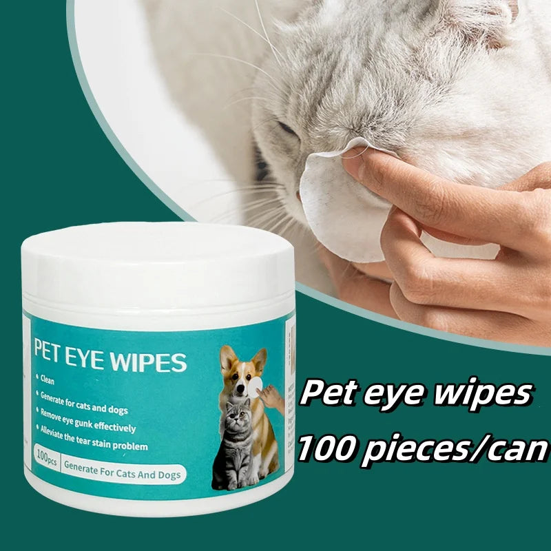 Pet Cleaning Products Eye Wipes To Remove Tear Marks